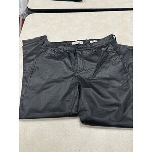 Social Standard By Sanctuary Ankle Skinny Pants Size 14 Black Viscose & Nylon